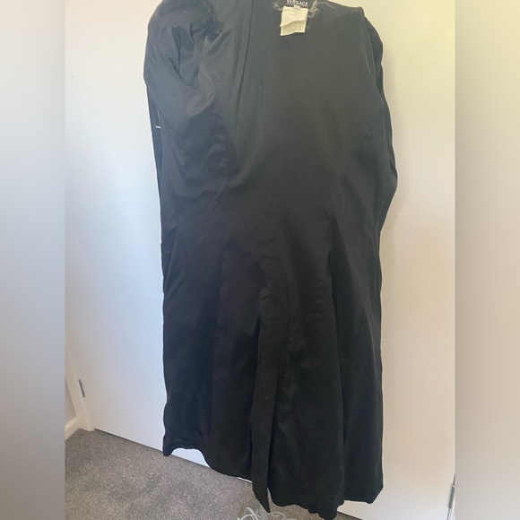 Versace 100% linen/wool blend coat - Picture 13 of 15
